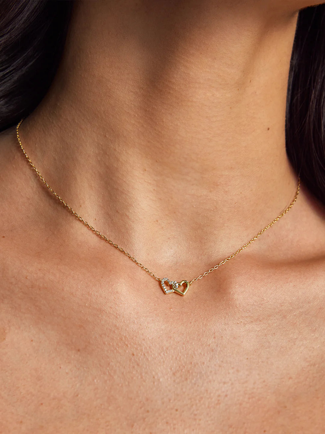 Heart Linked Necklace