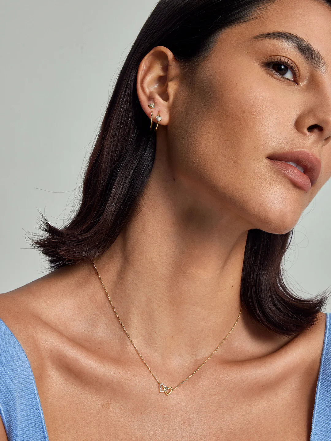 Heart Linked Necklace